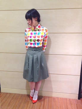「マルチカラー」｜Rosettaさん（レディース・155cm）の春コーディネート