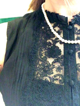 「SLOBE IENA」｜maki.さん（レディース・159cm）の夏コーディネート