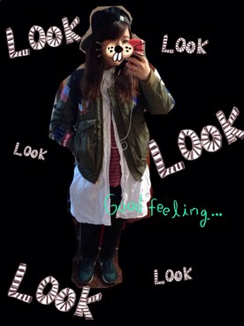 m○m°*さん（レディース・158cm）の秋コーディネート