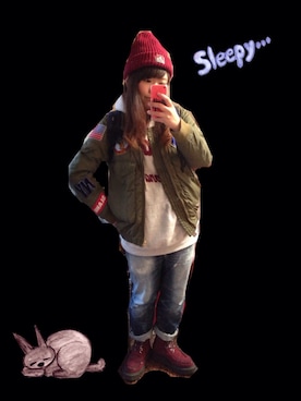 m○m°*さん（レディース・158cm）の冬コーディネート