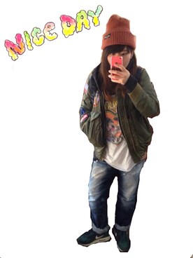 m○m°*さん（レディース・158cm）の冬コーディネート