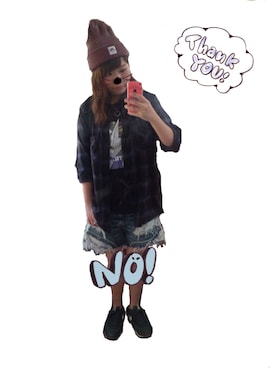 m○m°*さん（レディース・158cm）の秋コーディネート