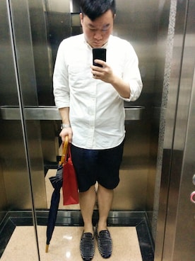 「christianlouboutin」｜Jonas Yuさん（メンズ・168cm）の夏コーディネート