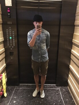 「plain-me（プレインミー）のアイテム」を使った、jimmichungさん（メンズ・179cm）の秋コーディネート