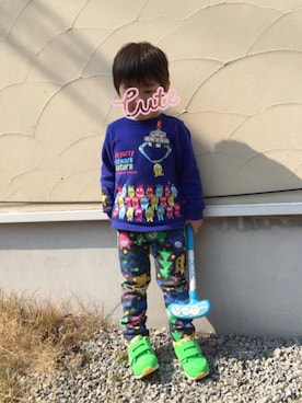 えりさん（キッズ・100cm）の春コーディネート