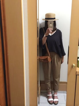 えりさん（レディース・158cm）の夏コーディネート