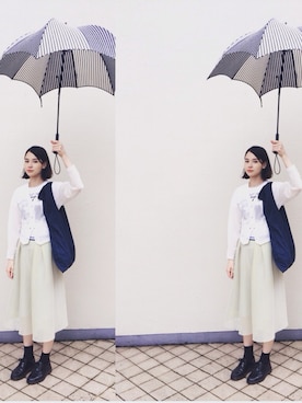 「REALITY STUDIO（リアリティスタジオ）のアイテム」を使った、Julia Shortreedさん（レディース・170cm）の夏コーディネート