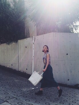 Julia Shortreedさん（レディース・171cm）の夏コーディネート