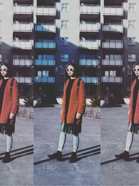 Julia Shortreedさん（レディース・171cm）の春コーディネート