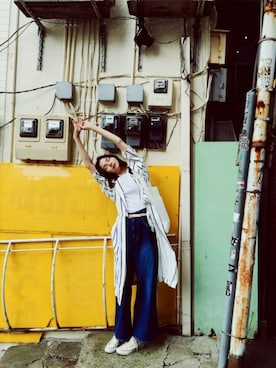 Julia Shortreedさん（レディース・171cm）の夏コーディネート