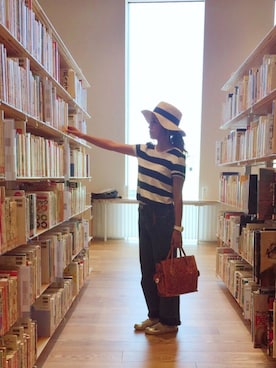 「TOMS（トムス）のアイテム」を使った、まりもさん（レディース・158cm）の夏コーディネート