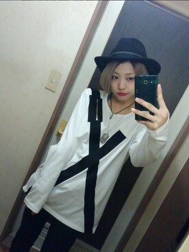 「ツバ広」｜sum.さん（レディース・164cm）の冬コーディネート