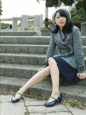 「ベレー」｜「アイテム（その他）」を使った、sum.さん（レディース・164cm）の春コーディネート