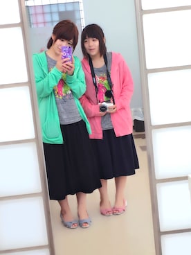 「aiko」｜「アイテム（PC・スマホグッズ/家電）」を使った、雫さん（レディース・155cm）の夏コーディネート