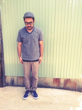 「JIGSAW（ジグソー）のアイテム」を使った、ta2ya-wさん（メンズ・166cm）の夏コーディネート