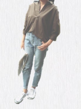 dafmay＊ゆるOLさん（レディース・158cm）の夏コーディネート