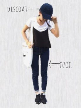 dafmay＊ゆるOLさん（レディース・158cm）の夏コーディネート