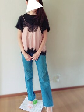 「チョーカー」｜dafmay＊ゆるOLさん（レディース・158cm）の秋コーディネート