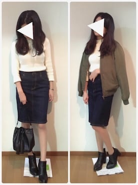 dafmay＊ゆるOLさん（レディース・158cm）の秋コーディネート