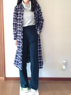 「RAY CASSIN（レイカズン）のアイテム（アクセサリー）」を使った、dafmay＊ゆるOLさん（レディース・158cm）の秋コーディネート