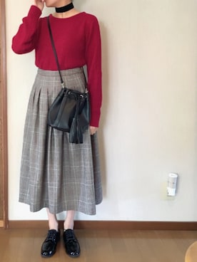 dafmay＊ゆるOLさん（レディース・158cm）の秋コーディネート