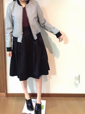 dafmay＊ゆるOLさん（レディース・158cm）の秋コーディネート