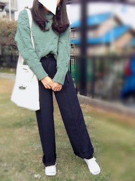 dafmay＊ゆるOLさん（レディース・158cm）の秋コーディネート