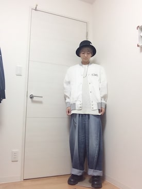 「DARIO（ダリオ）のアイテム（ジャケット/アウター）」を使った、おしょうさん（メンズ・165cm）の夏コーディネート