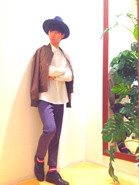 fumito watanabeさん（メンズ・177cm）の冬コーディネート