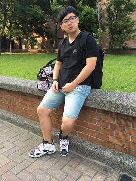 「woodstuck（woodstuck）のアイテム」を使った、陳彥廷さん（メンズ・168cm）の春コーディネート