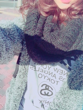 「AVAN LILY（アヴァンリリィ）のアイテム（その他アウター）」を使った、ゆうさん（レディース・155cm）の冬コーディネート