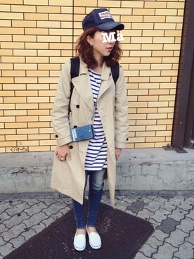 「Rodeo Crowns（ロデオクラウンズ）のアイテム（財布/小物）」を使った、ちゃんぐー♡♡♡さん（レディース・162cm）の春コーディネート