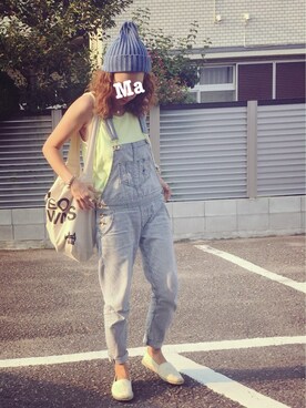「RCWB（アールシーダブリュービー）のアイテム（その他シューズ）」を使った、ちゃんぐー♡♡♡さん（レディース・162cm）の夏コーディネート
