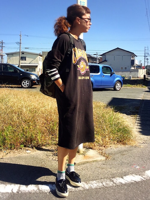 ちゃんぐー Rodeo Crowns Wide Bowlのワンピースを使ったコーディネート Wear