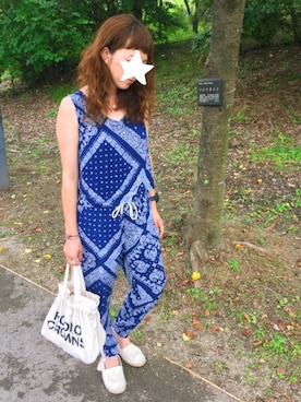 「RCWB（アールシーダブリュービー）のアイテム（その他シューズ）」を使った、ちゃんぐー♡♡♡さん（レディース・162cm）の夏コーディネート