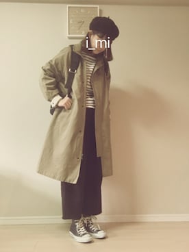 「CONVERSE（コンバース）のALL STAR HI（スニーカー）」を使った、imさん（レディース・163cm・20代）の秋コーディネート