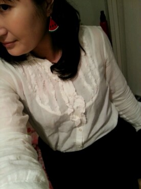 「RAW EDGE（ローエッヂ）のアイテム」を使った、みきてぃーさん（レディース・157cm）の夏コーディネート