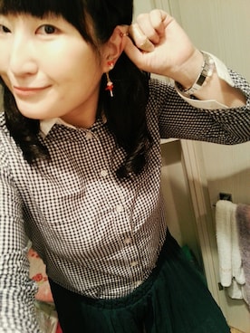 「RAW EDGE（ローエッヂ）のアイテム」を使った、みきてぃーさん（レディース・157cm）の秋コーディネート