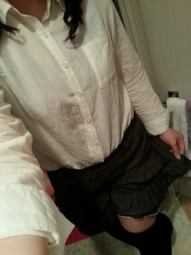 「RAW EDGE（ローエッヂ）のアイテム」を使った、みきてぃーさん（レディース・157cm）の秋コーディネート