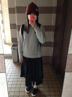 「スエット」｜ゆさん（レディース・153cm）の秋コーディネート