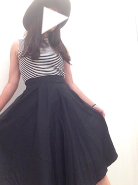 「ハットコーデ」｜★みつ★さん（レディース・158cm）の夏コーディネート