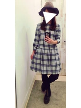 「ハットコーデ」｜★みつ★さん（レディース・158cm）の春コーディネート