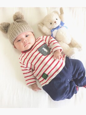 hfさん（キッズ・60cm）の秋コーディネート