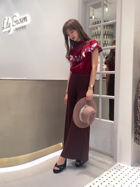 「アイテム（サンダル）」を使った、erina sumitomoさん（レディース・168cm・10代）の夏コーディネート