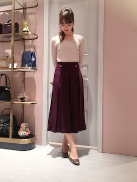 「Vネック」｜erina sumitomoさん（レディース・168cm）の秋コーディネート