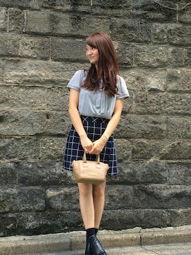 「#チェック」｜MASUMIさん（レディース・165cm）の秋コーディネート