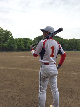 「MIZUNO（ミズノ　）のアイテム（その他）」を使った、タケウチ☆ボンバイエさん（メンズ・173cm）の夏コーディネート