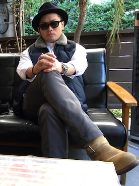 タケウチ☆ボンバイエさん（メンズ・173cm）の秋コーディネート