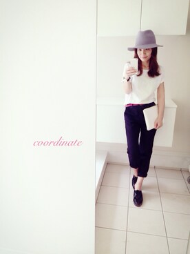 「ハットコーデ」｜yukoさん（レディース・153cm）の夏コーディネート