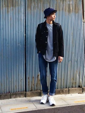 「le coq sportif」｜「アイテム（ジャケット/アウター）」を使った、shoさん（メンズ・173cm）の秋コーディネート